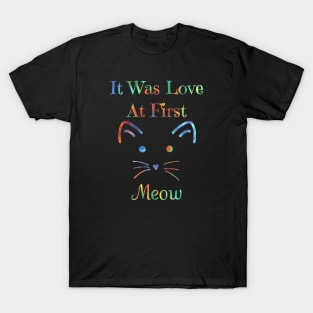 It Was Love At First Meow T-Shirt